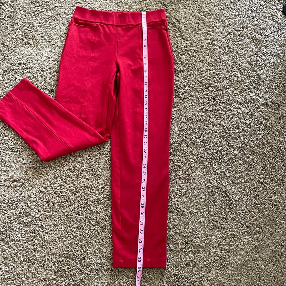 CHICO’S - Sz XS - RED PANTS-SLACKS - (Chico’s 0 Short) - Picture 5 of 11